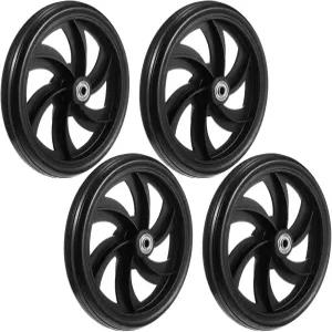 데이터널리 4세트 워커용 교체용 휠체어 바퀴 7.5인치 앞바퀴 유모차 캐스터 롤러 액세서리용 미끄럼 방지