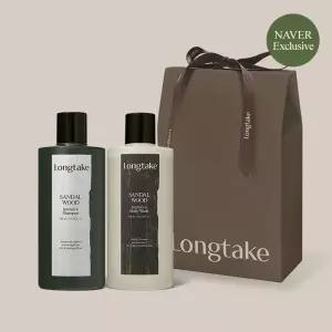 롱테이크 샴푸 바디워시 모발 세정 보습 케어 선물 세트 300ml 2p