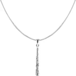 스피닝데이지 실버 도금 목관 악기 목걸이플루트