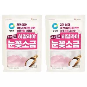 (1+2) 청정원 히말라야 눈꽃소금, 2개, 400g 3Set