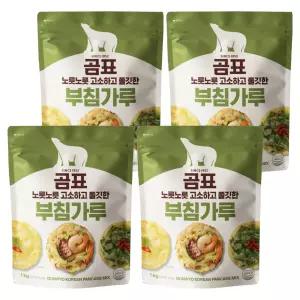 (1+2) 곰표 노릇노릇 고소하고 쫄깃한 부침가루, 1kg, 4개  3Set
