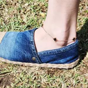 써지컬스틸 발목체인 여성용 심플 미니멀 일상 데일리 패션주얼리 무변색 발찌 2컬러