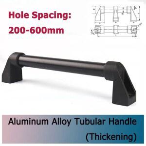 1pcs 200 600mm 구멍 간격 두꺼운 알루미늄 합금 관형 스프레이 페인트 헤비 듀티 기계 CNC 산업용 핸들