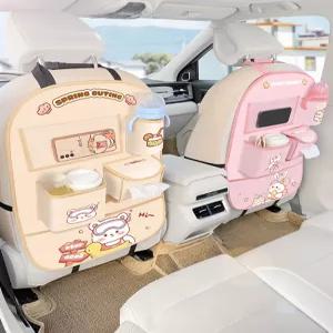 아빠는 봇짐 장수 자동차 뒷좌석 방수 방오 방진 매트 수납 가방 포함 캐릭터