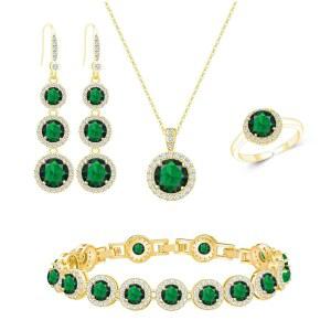 여성용 LMXXVJ 주얼리 세트 목걸이 귀걸이 조절 가능한 반지 팔찌 생일 기념일 어머니 u2019s Day 크리스마스 패션 공식 선물 소녀 / 엄마 아내 할머니 절친 이모