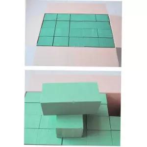 꽃다발 스펀지 꽃꽂이 코튼 플로랄폼 베이스 보드 플라워 박스 장식용