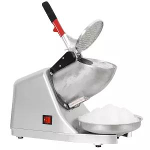 정글A 빙수 기계 전기 스노우 콘 얼음판이 있는 스테인리스 스틸 블레이드 메이커 143lbs/hr 가정 및