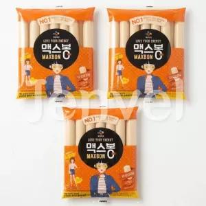 맥스봉 오리지널 455g 3봉 소시지간식 맥주안주 캠핑먹거리 대용량