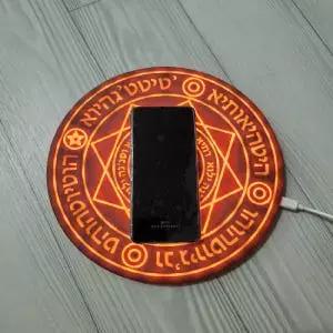 발광 무선 충전기 무드등 무선충전기 음향효과 신기한 충전패드