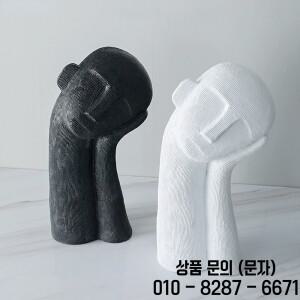 수지 장식품 구부러진 머리 잠자는 피규어 캐릭터 조각 홈 공예 가구 인형