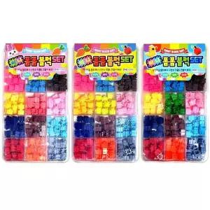 미니블럭 미니 폼폼블럭세트(6개)