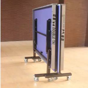 접이식 이동식 바퀴달린 바퀴 탁구대 수납장 폴딩