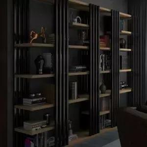 모던 철제 와인 진열장 수납장 거실장 홈바 수납선반 술장식장