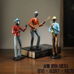 서양 밴드 그룹 조각상 고급 책상 장식 미적 송진 캐릭터 공예 피규어 홈 데코 현대