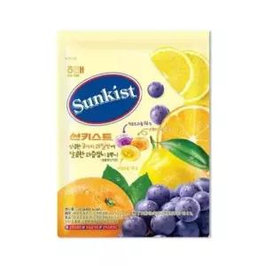 자재 (해태제과) 썬키스트 16개입(1박스) 캔디 탕비실 간식 125g