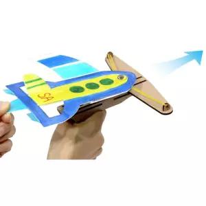 새총형 글라이더 만들기세트 1인용 활공 과학실험키트 고무탄성 수업 비행기날리기