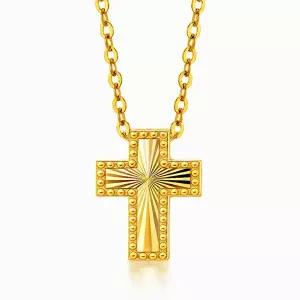 갤러리아 순금 목걸이 마테오 크리스 십자가 24K 1.875g