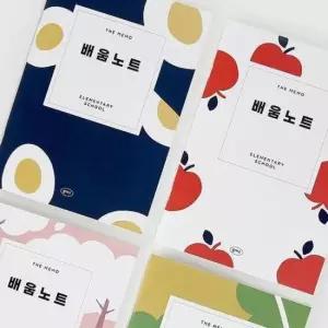 [문구/오피스] 깔끔한 중철 초등학생 배움노트 5P 복습 정리 공책