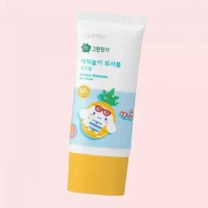 그린핑거 시나모롤 유아용 저자극 야외놀이 워셔블 선크림 SPF50+ PA++++ 80ml 1개 4591105