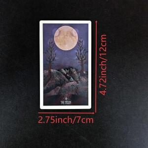 12x7cm 스타 시커 카드 게임 성인용 영어 덱 플레잉 운명 종이 매뉴얼 포함