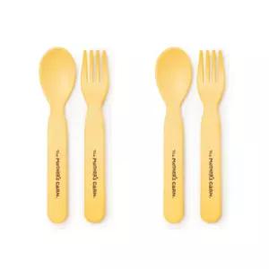 마더스콘 유아 키즈 스푼 포크 세트 식당 어린이집 X2
