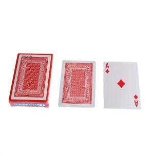 방수 컬러 플레잉 카드 게임 덱 마법 같은 포장 선물 컬렉션 스포츠 브리지 테이블 1인용