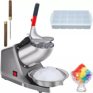 리스프링 스노우 콘 기계 빙수기 및 스테인리스 스틸 블레이드 주방 전기(300W 2000r/min)가 포함된 스