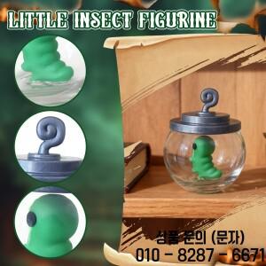 귀여운 레진 유충 피규어 게임 애호가들을 위한 참신한 선물