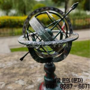 골동품 색상의 세계 글로브 현대 지도 교육/지리 Armillary 구 빈티지 데스크탑 장식