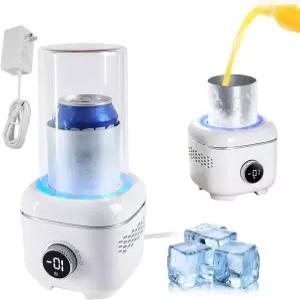 무드 라이트가 있는 쿨링 컵 30.2 F-158 F을 위한 데스크탑용 쿨러 워머 1개 중 2개 알루미늄 머그컵이