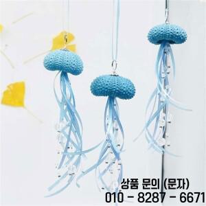 J6BA 독특한 해파리 쉘 크리스탈 Windchimes 실내 및 웨딩 Decors에 대 장식 매달려