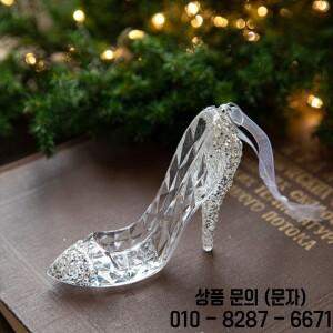 2개 아크릴 크리스탈 트리 펜던트 투명 입체 장식품 반짝이 DIY