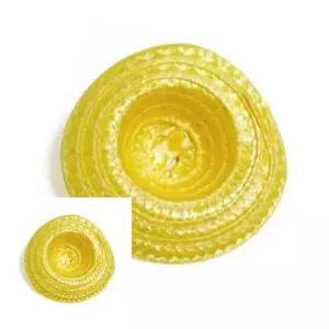 2WC 밀짚모자 아동미술재료 꾸미기재료 만들기용품 인형장식