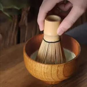 말차 거품기 차발 파우더 브러쉬 차선 거품 대나무 차 다기 도구 다도