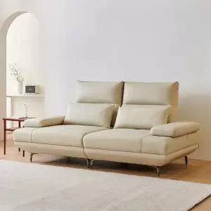 동서가구 뮤지 실리콘 레더 스윙 소파 3인 DF928240