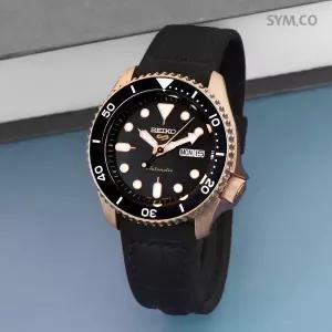 세이코5 SRPD76K1 오토매틱 데이데이트 다이버 스포츠 남자 우레탄 시계 d4