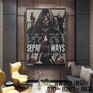 레지던트 이블 캐릭터 포스터 클래식 호러 게임 프린트 캔버스 페인팅 벽 예술 그림 홈 룸 장식