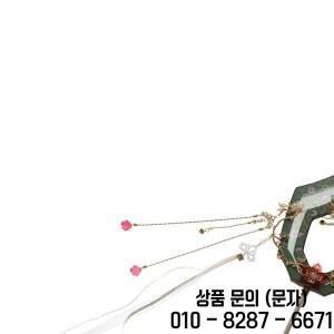 화려한 둔황 중국 스타일 자수 팬 펜던트 휴대용 신부 그룹 Tassels 빈티지 실크 결혼식