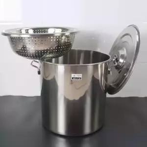 스텐 음식물 채반 들통 잔반통 거름망 필터 분리통 소형