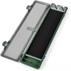 루로드 잉어 낚시 갈고리 보관함 12개 핀이 달린 카프 리그 박스 뻣뻣한 헤어 보드 액세서리용 용기