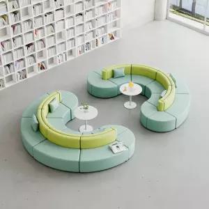 병원 양면 소파 프론트 편한 붙박이 양방 라운지 쇼파