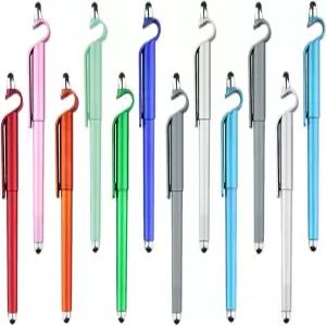 휴대폰 스탠드 젤 사인펜이 있는 ULDGI 터치스크린 펜은 학생과 사무실에서 사용할 수 무작위 색상