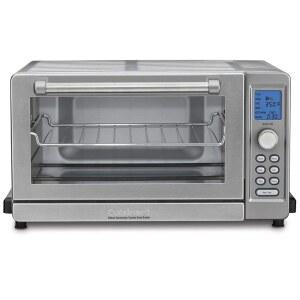 쿠시나트 TOB 135 디럭스 브로일러 브러시드 토스터 스테인리스 오븐 컨벡션