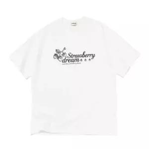 스위트 스트로베리 드림 반팔티 화이트)