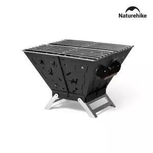 [네이처하이크] 토템 폴딩 화로대 접이식 불멍 바베큐 그릴포함 휴대용