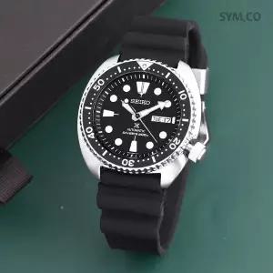 [세이코] SRPE93K1 오토매틱 데이데이트 다이버 터틀 캡틴 윌라드 남자 우레탄 시계 d4