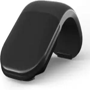 컴퓨터/Mac/OS/노트북용 Microsoft Surface FHD-001 폴더블 휴대용 마우스 사일런트 폴딩 아크(블랙)와