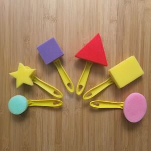 페인팅 프린팅 스펀지 브러쉬 아트 공예 드로잉 그래피티 도구 학교 교육용품 롤러 씰 스탬프 TMZ