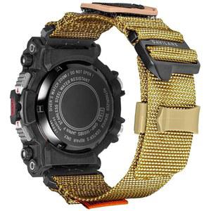 [미국배송] 카시오 G-SHOCK GWF-1000 GWF1000과 호환되는 18MM 나일론 시계 밴드 밀리터리 패치 디자인의 견고한 스포츠 스트랩 남성용 야외 캠핑용 퀵 릴리스 교체 스트랩
