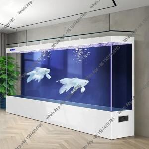 XO 럭셔리 초대형 감상용 어항 현대식 거실 생태 수조 장식 스마트 애완용품 すいそう FYFT
